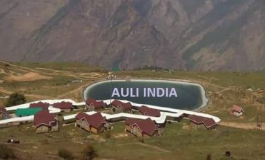 Auli Uttarakhand Artificial lake and eco huts auli