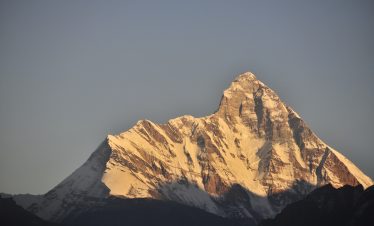 Mt.Nandadevi india second highest peak visible from auli