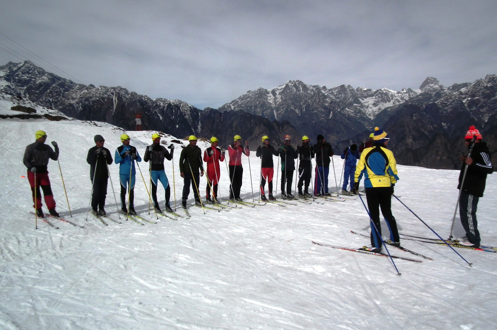 Winter Skiing Lesson at auli